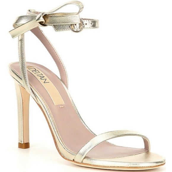 Gold strappy heel - Picture 1 of 6